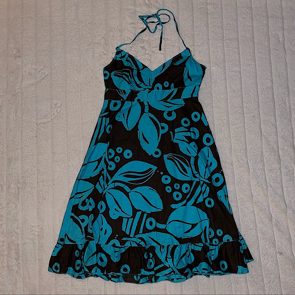 NWOT City Unltd. Y2K Halter Dress size 14